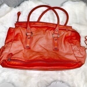FRANCESCO BIASIA Red Satchel Tote - Project Bag